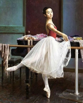 Bailarina Guan Zeju04 Pinturas al óleo